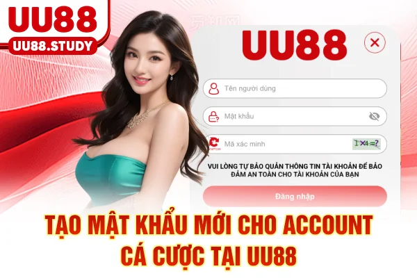 Đăng Nhập UU88 2025: 3 Phương Pháp Tốc Độ Và Bảo Mật 5 Tạo mật khẩu mới cho account cá cược tại UU88